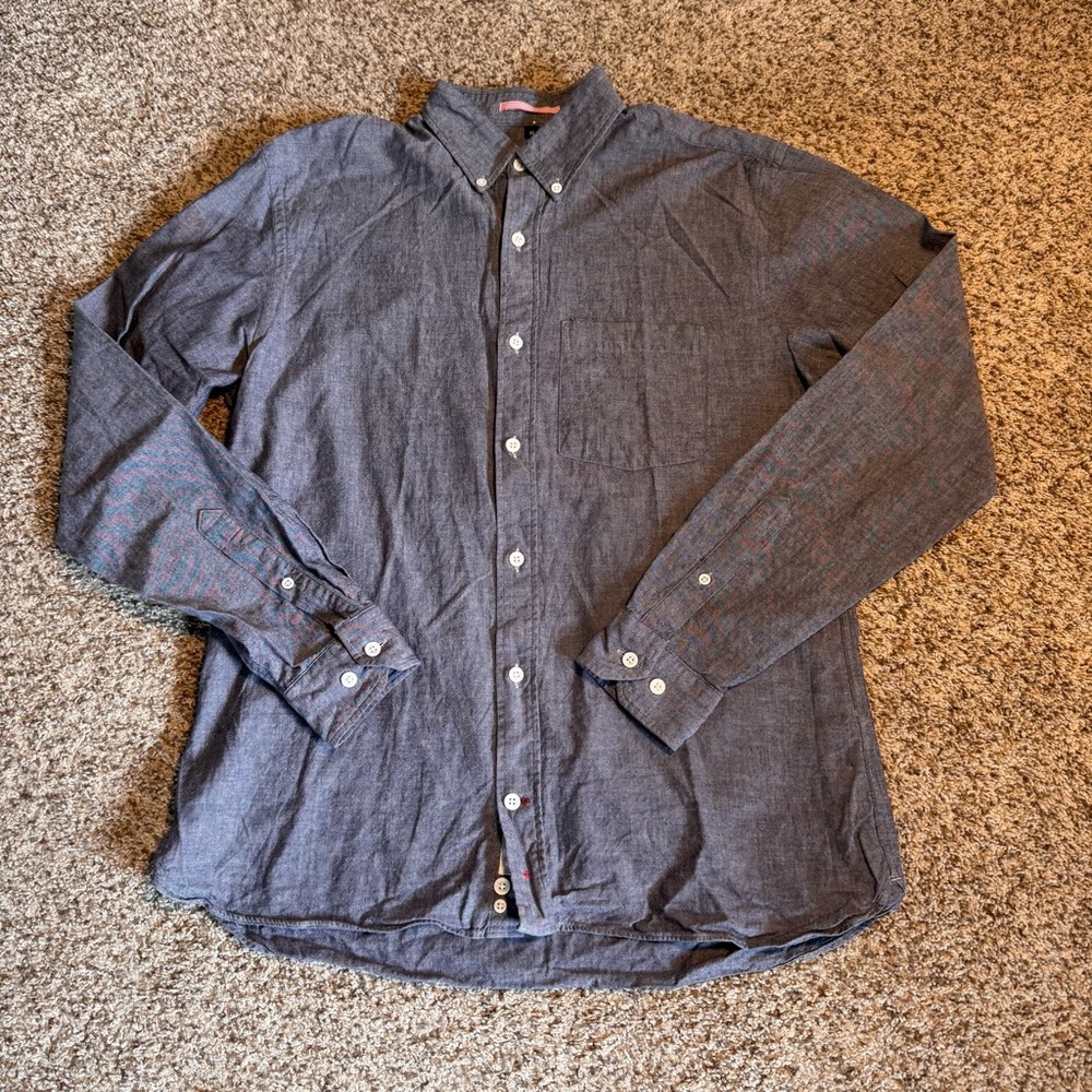 Apolis Global Citizen Organic Cotton Chambray Shirt- M